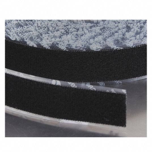 58'' Wide VELCRO® Brand Knit Loop 3905 Black