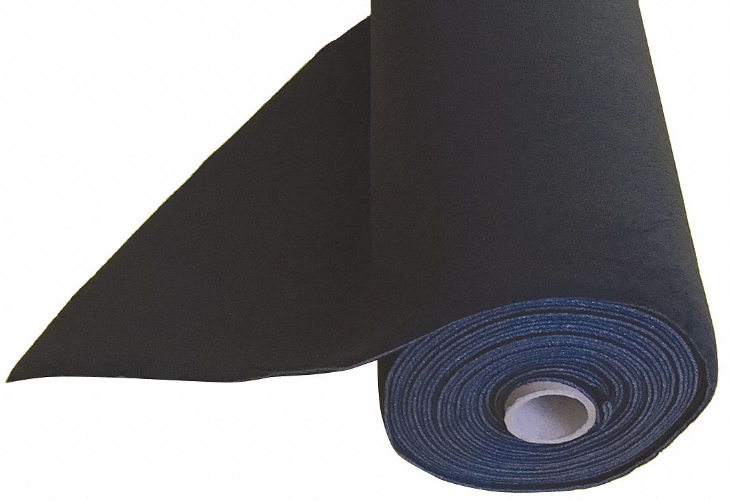 Hook-and-Loop Fastener: Roll, Black, Loop, 5 ft Overall Wd, 120 ft Overall Lg, Sew-On