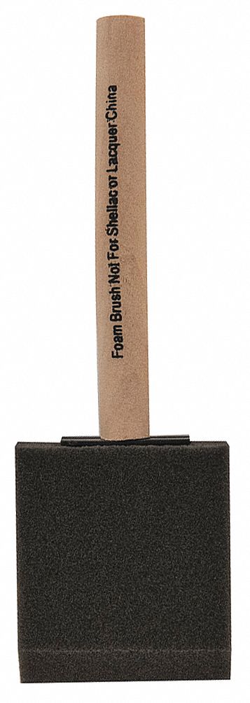 FOAM BRUSH,FLAT SASH,2"