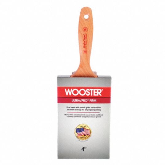 WOOSTER, Wall Brush, 4 in, Paint Brush - 38UX57