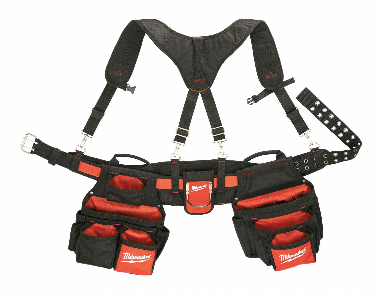 Tool Belt: 30 in to 53 in Waist Size, Pockets 24, Padded