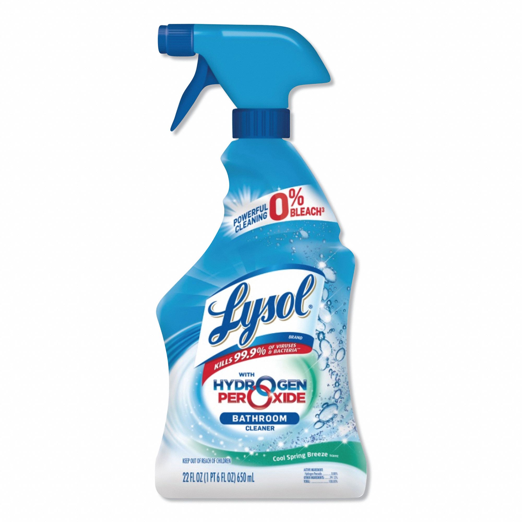 LYSOL Bathroom Cleaner Trigger Spray Bottle, 22 oz Container Size
