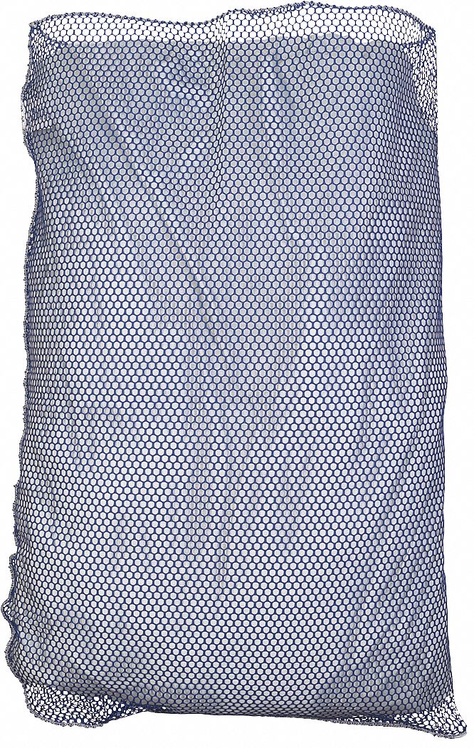 Laundry Bag: Blue, 36 in Overall Lg, 24 in Overall Wd, 36 in Overall Ht, Polyester
