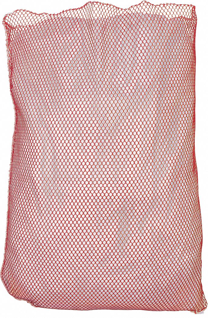 Laundry Bag: Red, 36 in Overall Lg, 24 in Overall Wd, 36 in Overall Ht, Polyester
