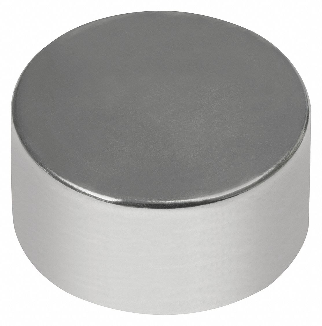 Rare Earth Magnet: Neodymium, 1/4 in Outside Dia, 0.125 in Thick, Disc Magnet, 42