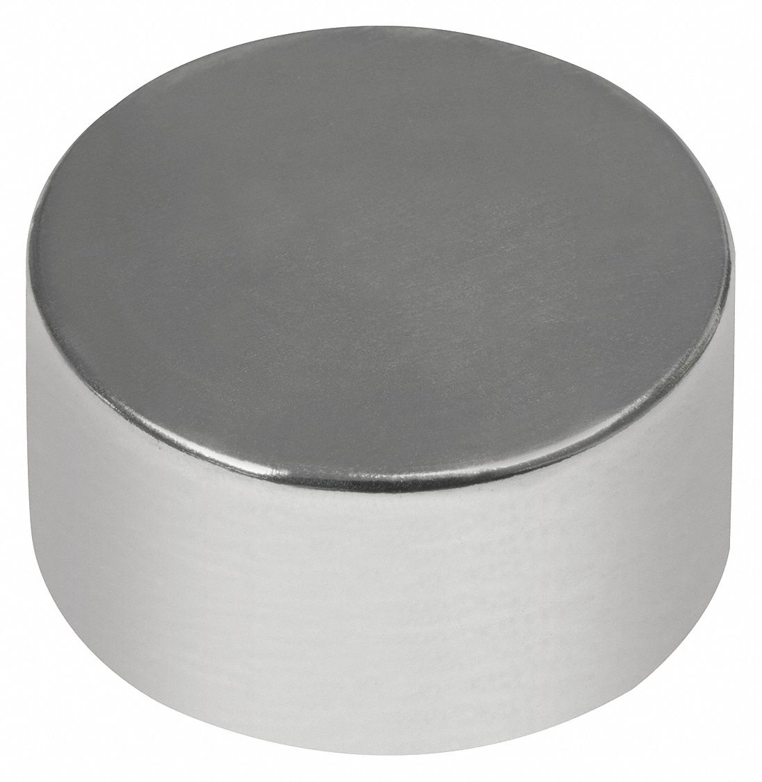 Rare Earth Magnet: Neodymium, 3/8 in Outside Dia, 0.25 in Thick, Disc Magnet, 42