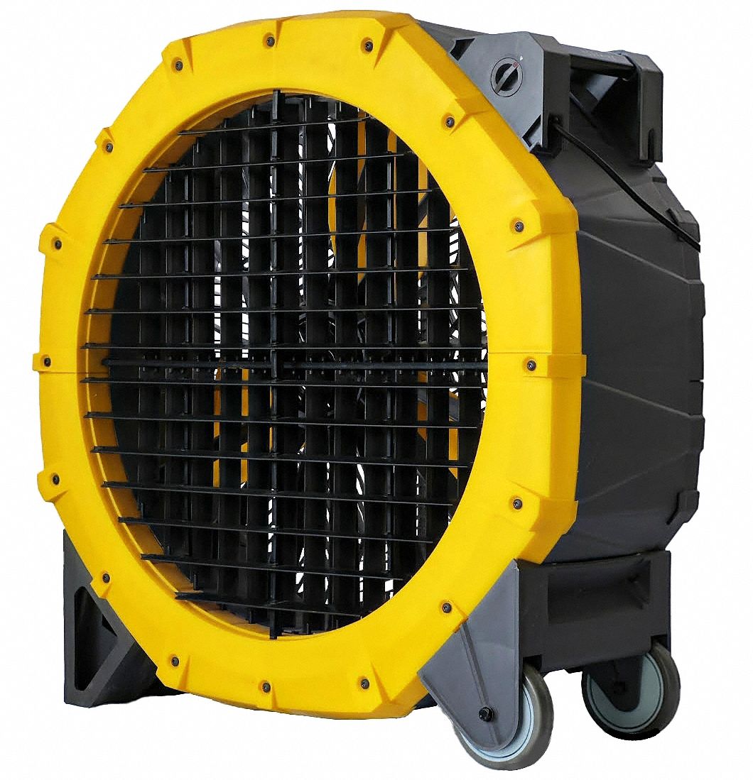 Standard-Duty Industrial Fan: 30 in Blade Dia, 115V AC, Direct Drive, 11, 500 cfm