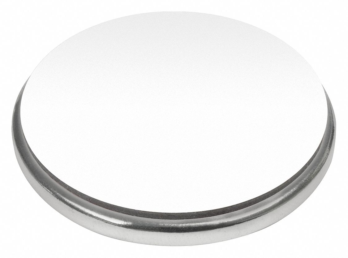 Rare Earth Magnet: Neodymium, 1 1/2 in Outside Dia, 0.125 in Thick, Disc Magnet, 42, Round