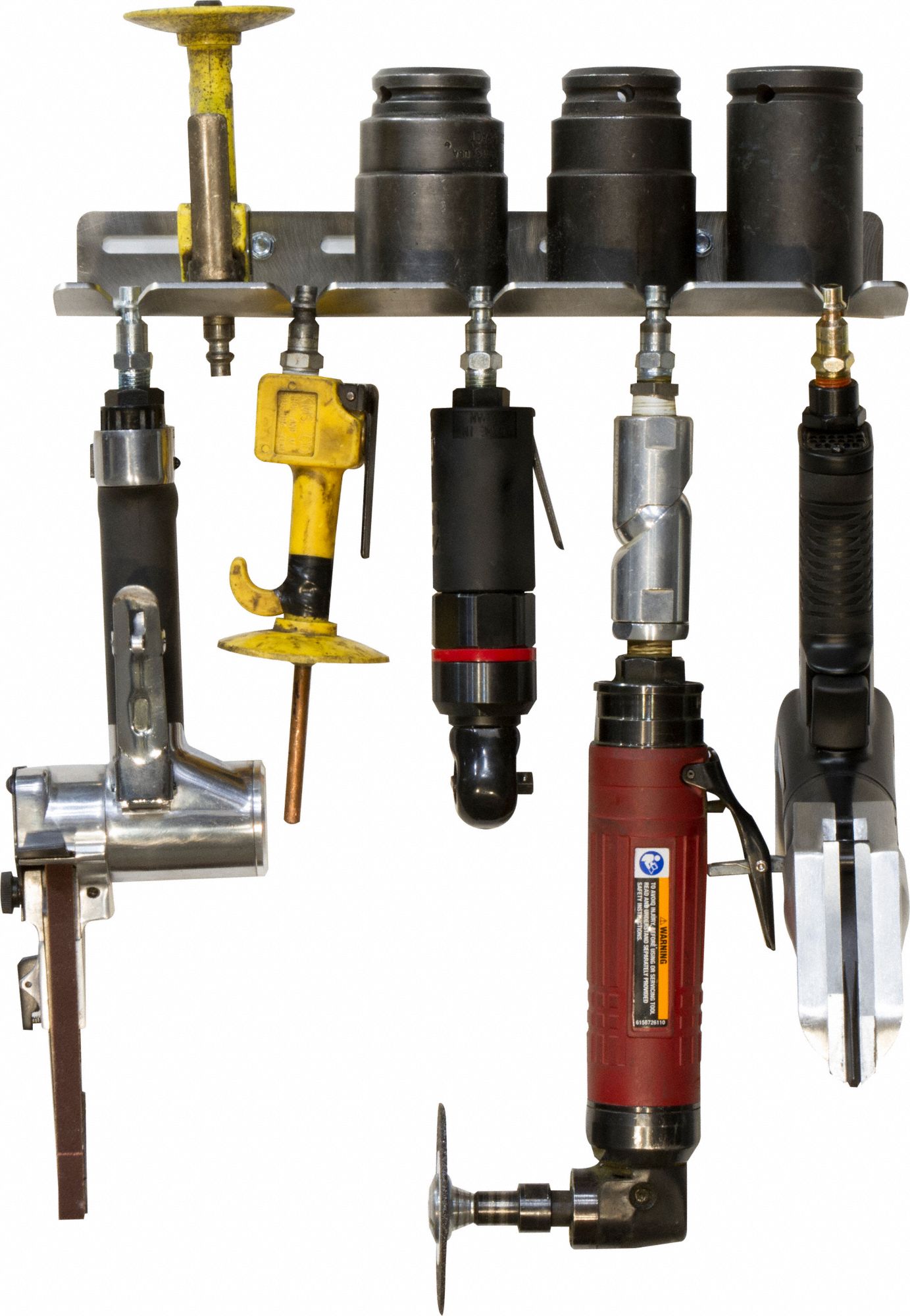 MAGMATE Air Tool Holder Rack For Use With 1/4 in Air Tool Male