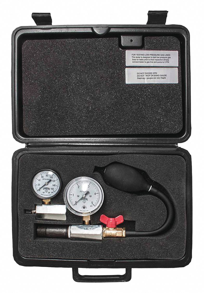 gas pressure test gauge