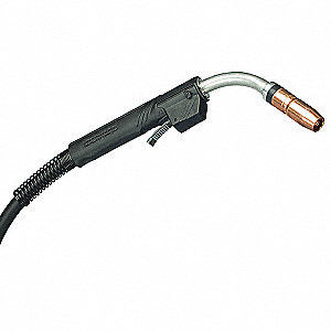 MIG GUN, BTB-T SERIES, 300 A, 5/64 IN, 15 FT, MILLER-COMPATIBLE, AIR-COOLED
