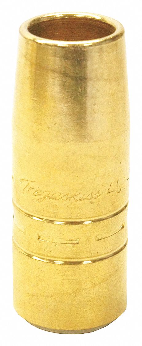 NOZZLE, TOUGH LOCK, ¾ IN, TAPERED, ⅛ IN RECESS, BRASS