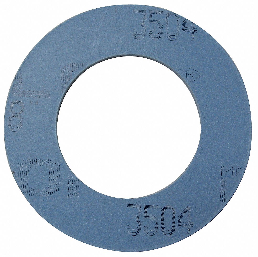 RING FLANGE GASKET: CLASS 150, PTFE, ALUMINOSILICATE MICROSPHERES INSERT, FOR 1 IN PIPE, BLUE