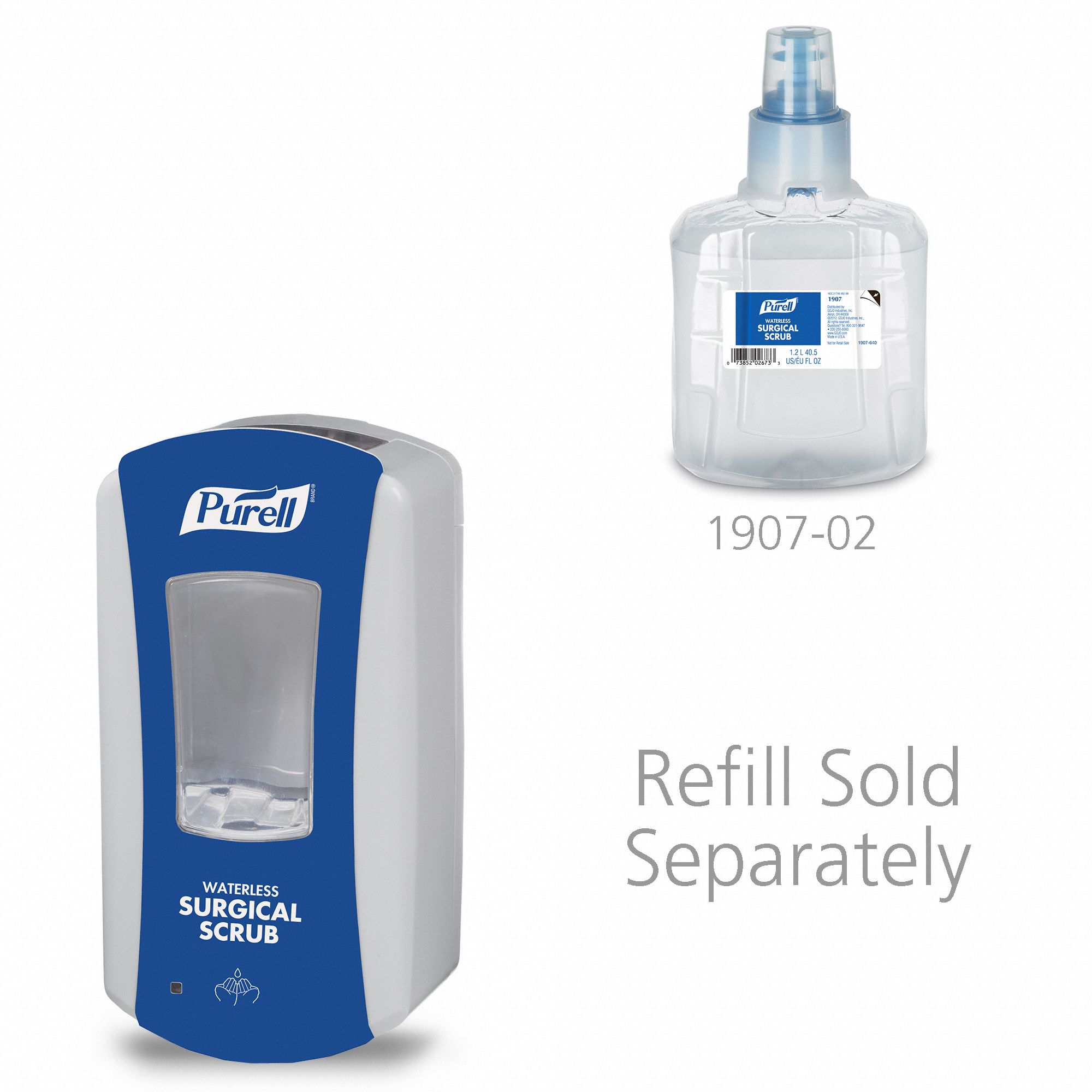 PURELL Soap Dispenser LTX12™, Liquid, 1,200 mL Refill Size, White