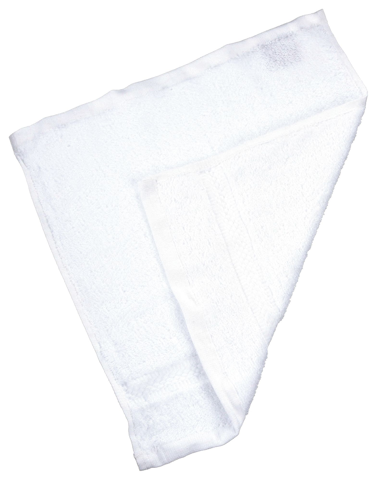 Wash Cloth: White, 13 in Overall Lg, 13 in Overall Wd, 1-3/4 lb/dozen