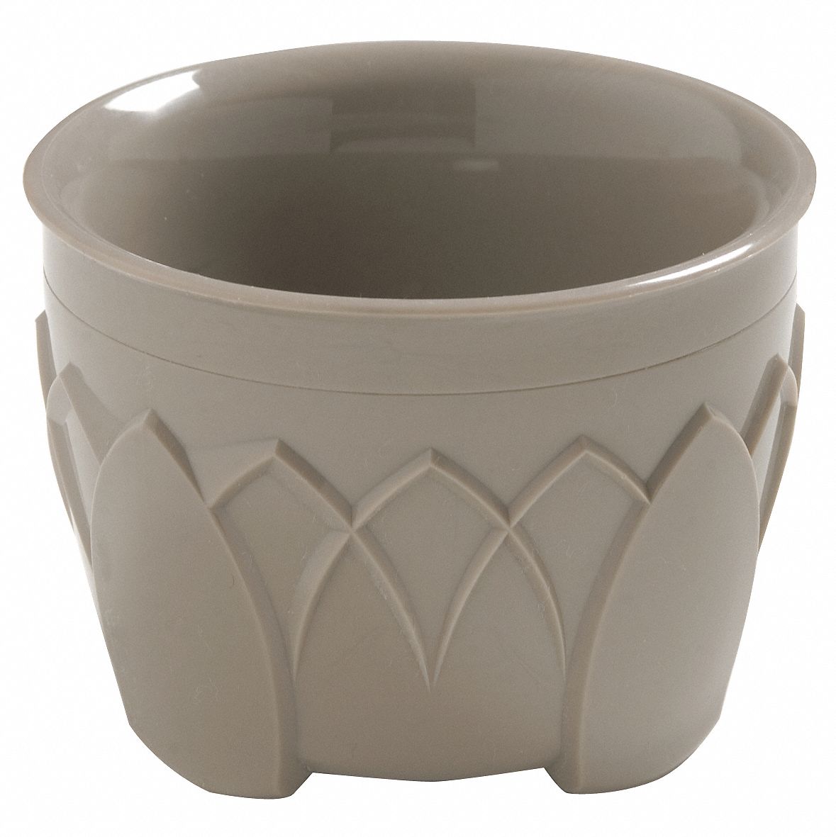 Small Bowl: Fenwick, Polypropylene, 5 oz Capacity, Latte, 3 1/2 in Dia, Brown