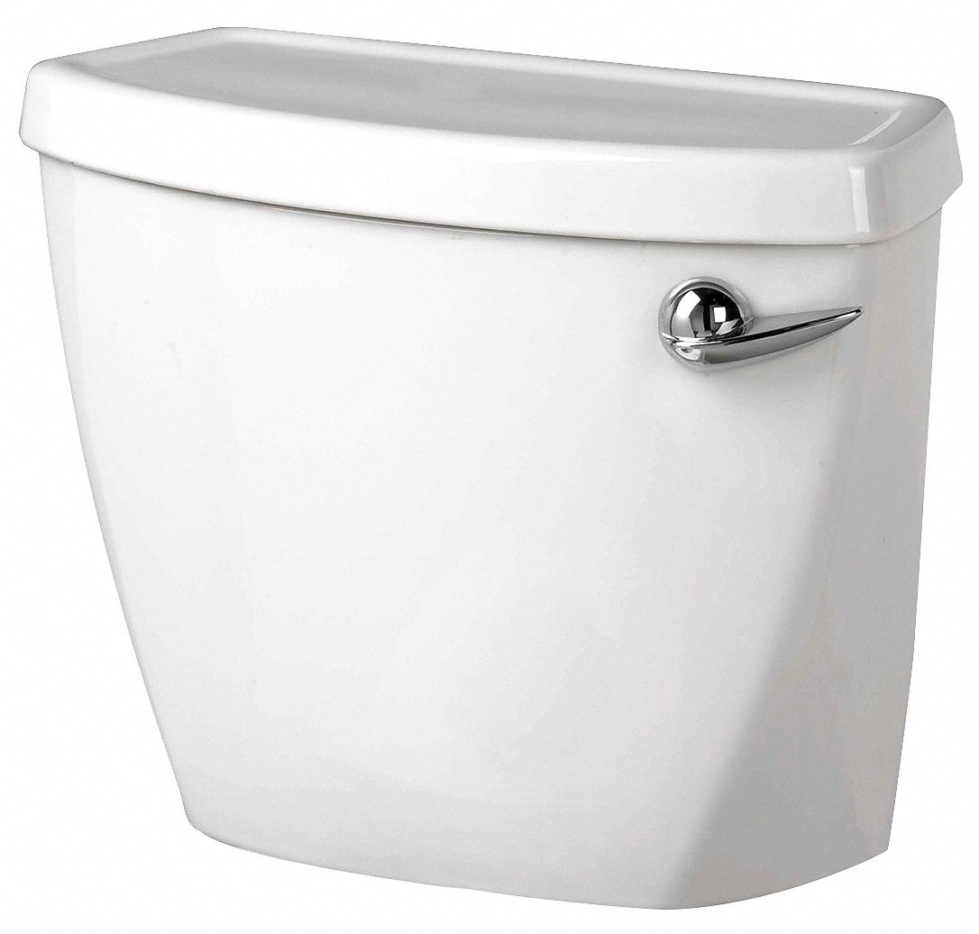 AMERICAN STANDARD Gravity Fed, Single Flush, Right Hand Trip Lever