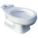 TOILET BOWL: AMERICAN STD BABY DEVORO FLOWISE, 1.28 GPF, ROUND BOWL, WHITES