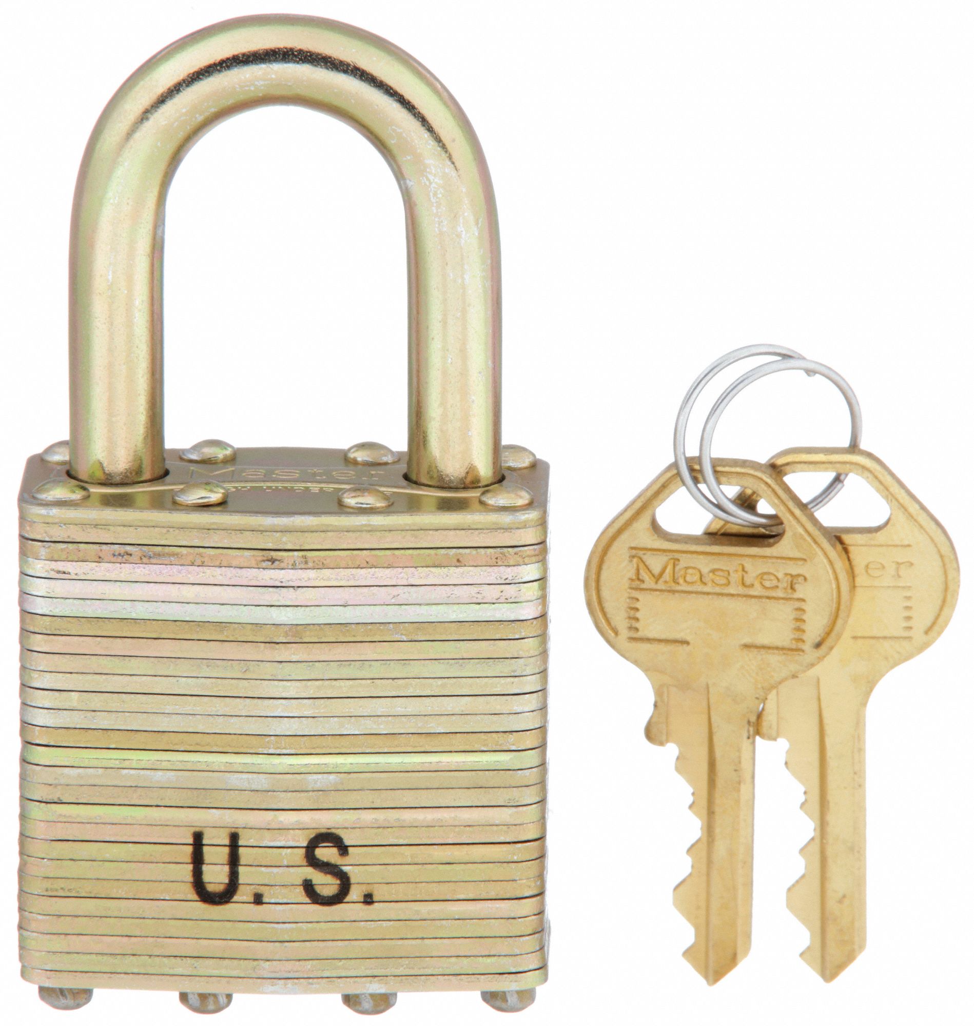 Padlock: 1 3/16 in Vertical Shackle Clearance, 3/4 in Horizontal Shackle  Clearance, 5 Pin Pins