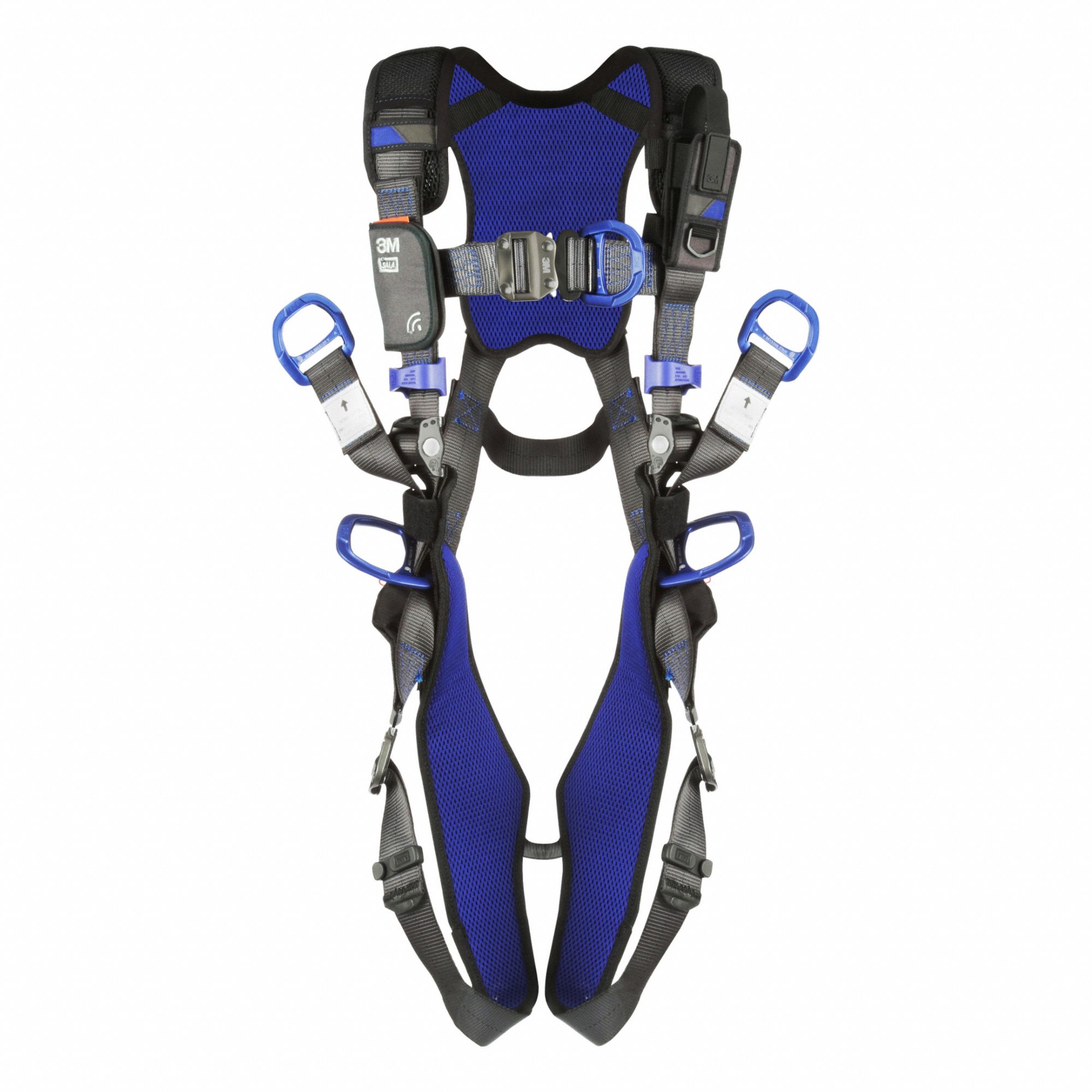Fall Protection Harness: Vest, Quick-Connect / Quick-Connect Buckles, 2XL
