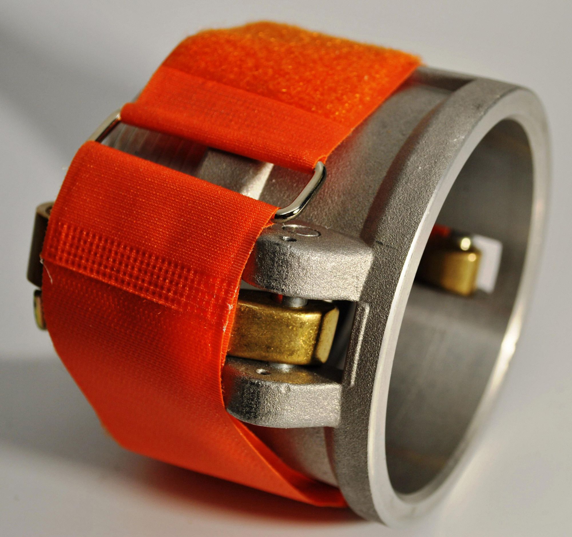 FASTENATION Cam Arm Strap No Adhesive, 3 ft, 2 in Wd, Orange, 10 PK