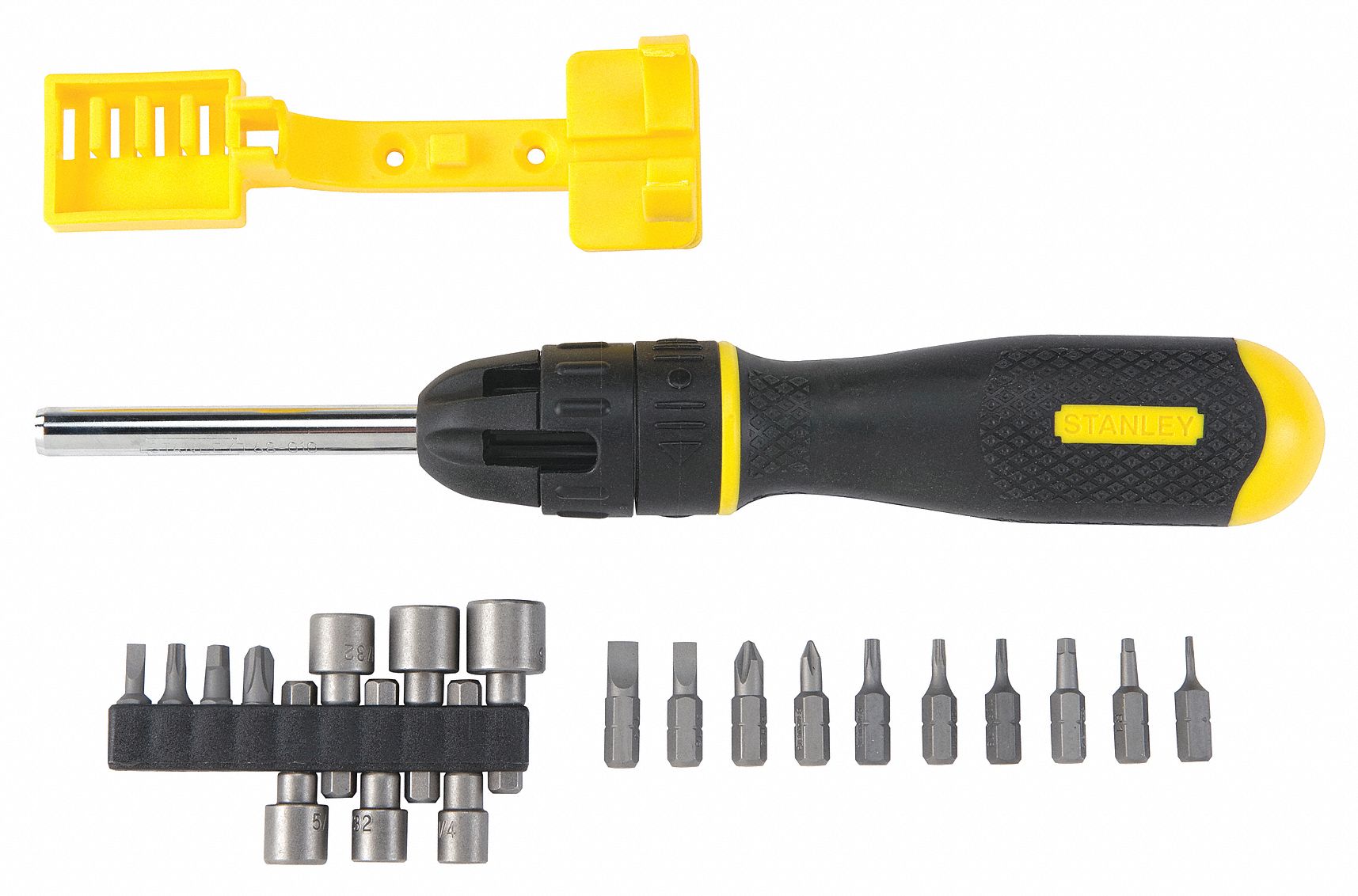 Desarmador Multipuntas 1/4 Phillips , Plana , Cuadrada , Torx 8 piezas -  Grainger México