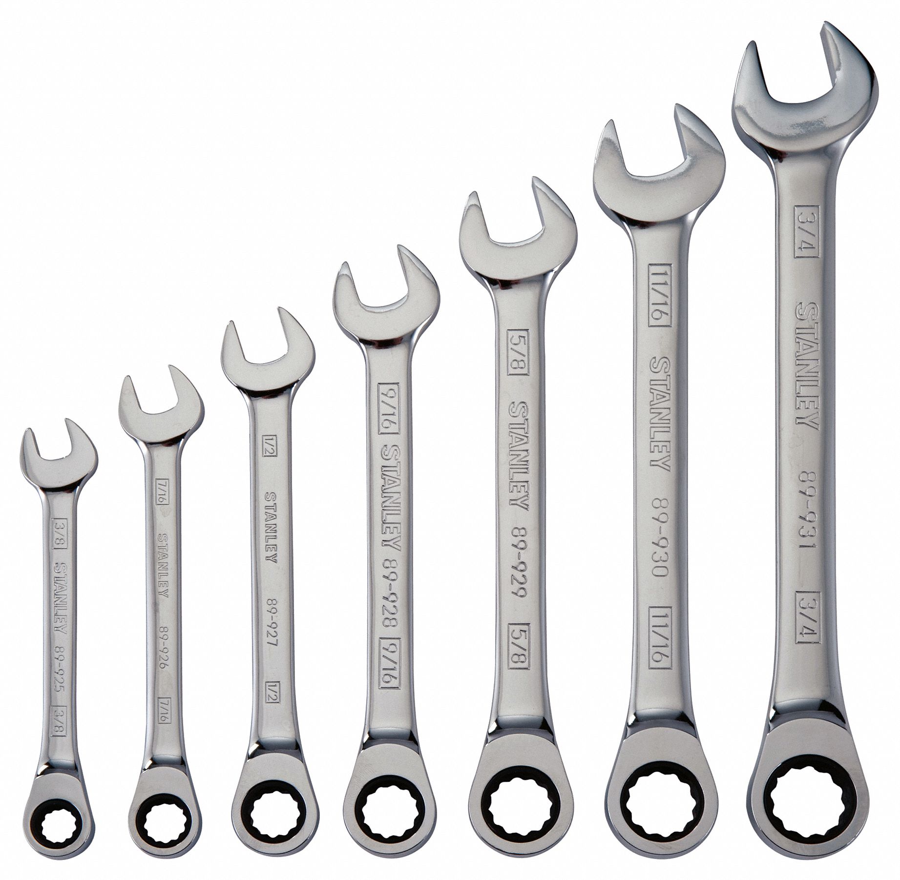 Stanley 94-386W 11-Piece Combination Wrench Set Metric 