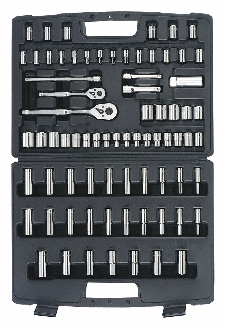 MASTER TOOL SET,75PC,HARD CHASE