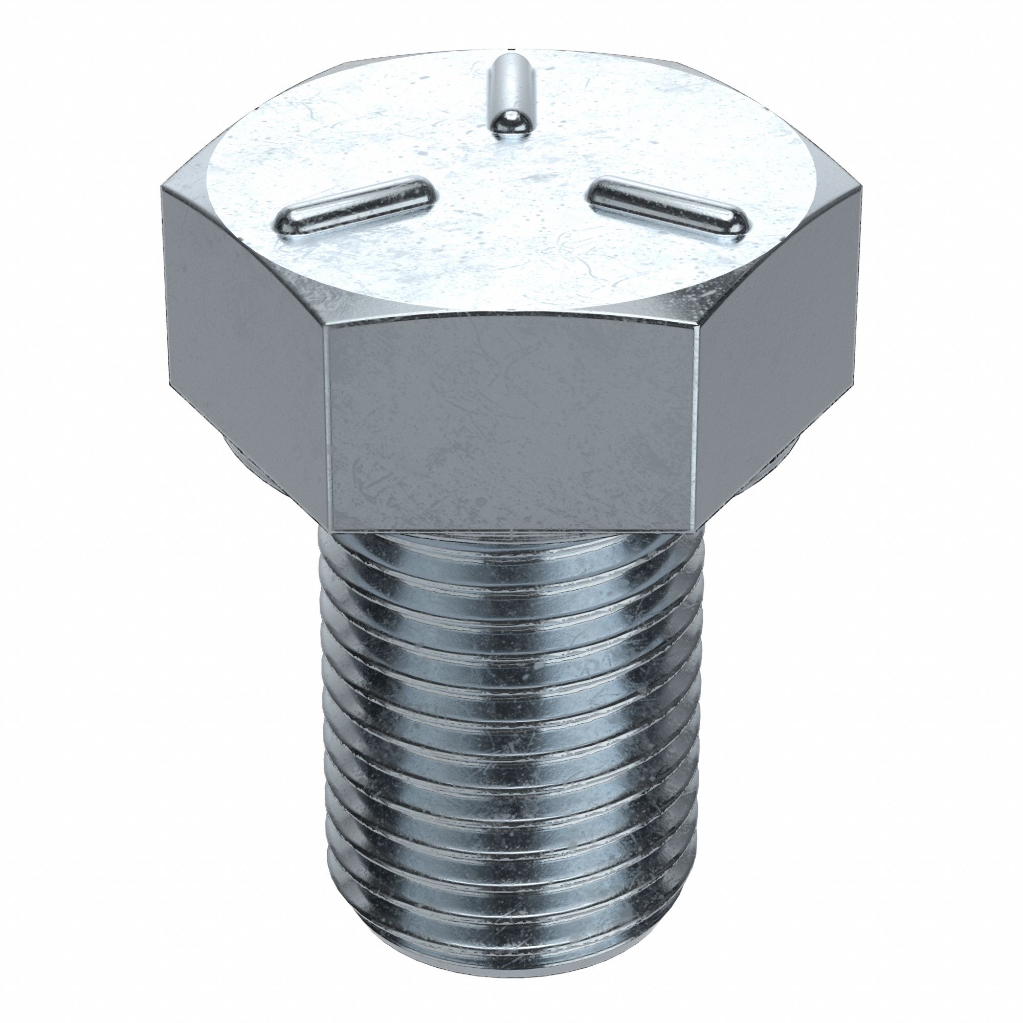 Hex Head Cap Screw: Steel, Grade 5, Zinc Plated, 1/2"-20, Fine, 3/4 in lg, Globally Sourced, 25 PK