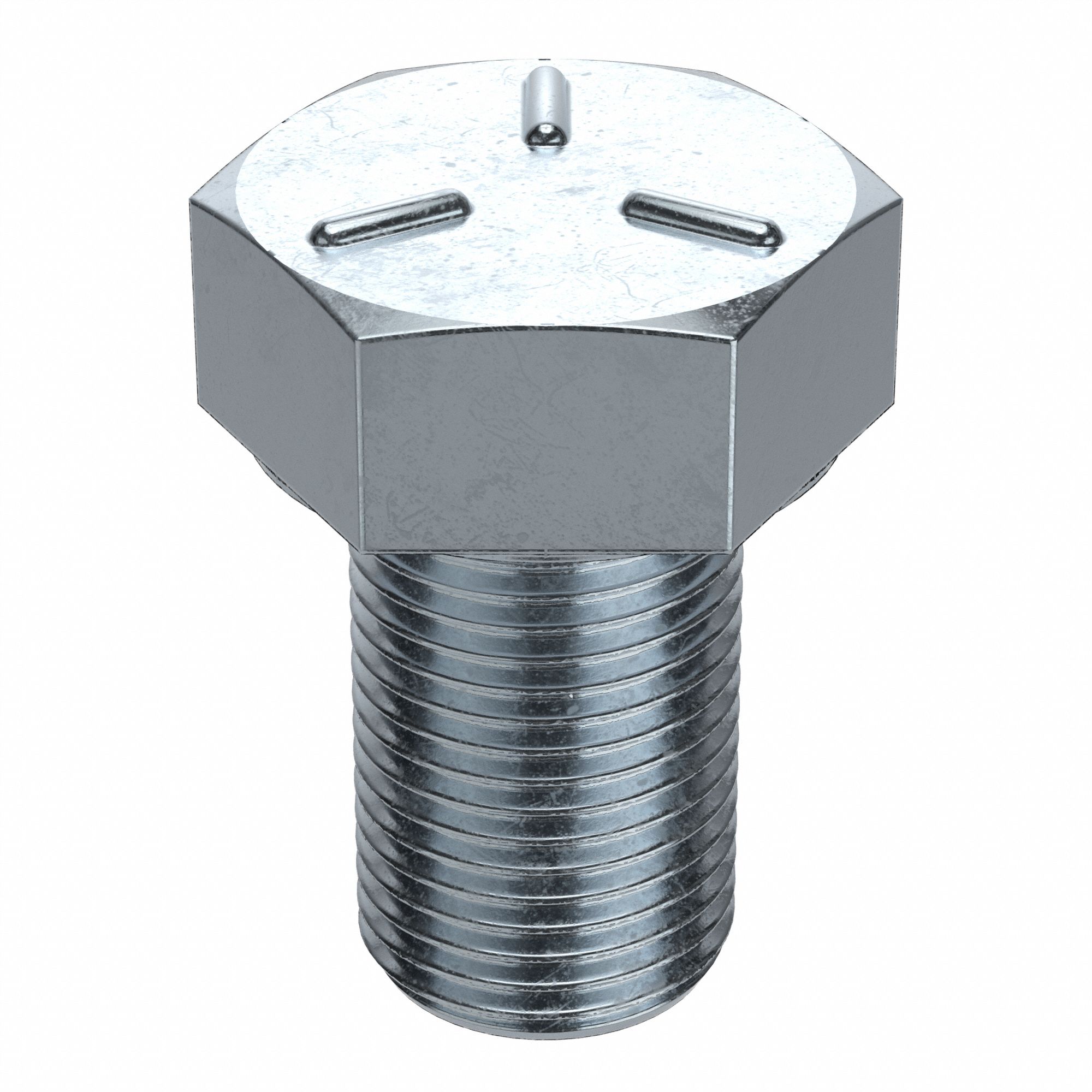 Hex Head Cap Screw: Steel, Grade 5, Zinc Plated, 3/4"-16, Fine, 1 in lg, Globally Sourced, 10 PK