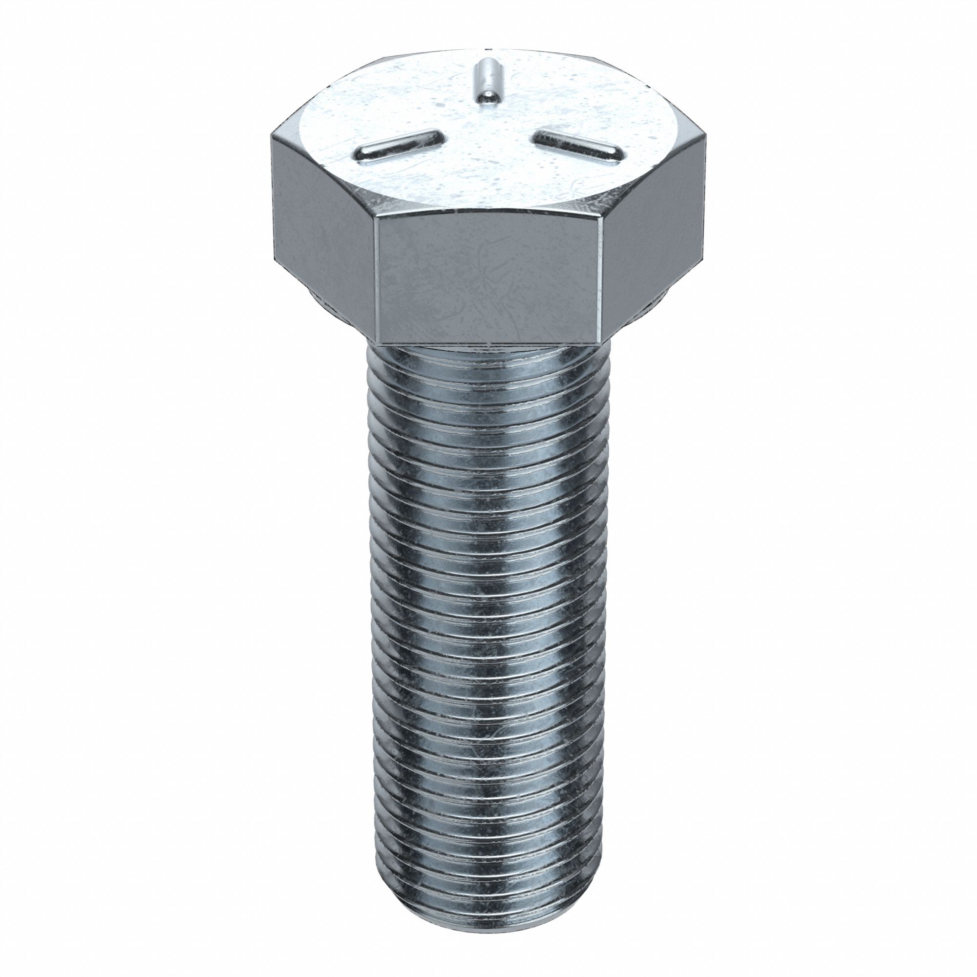 Hex Head Cap Screw: Steel, Grade 5, Zinc Plated, 1/2"-20, Fine, 1 1/2 in lg, Globally Sourced, 25 PK