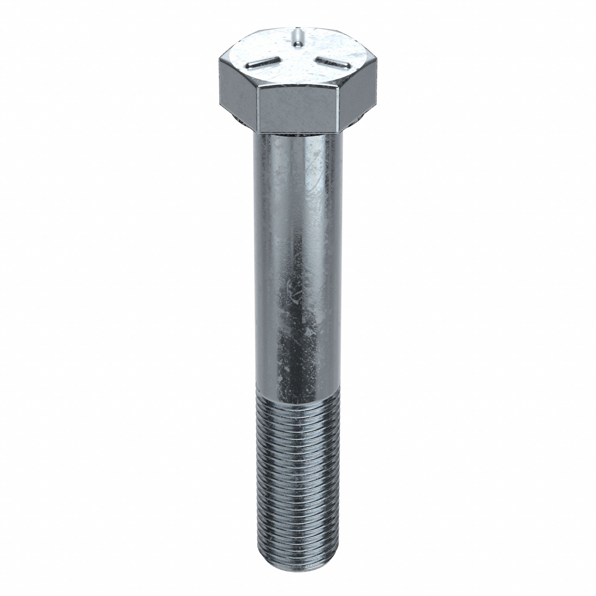 Hex Head Cap Screw: Steel, Grade 5, Zinc Plated, 1/2"-20, Fine, 2 3/4 in lg, Globally Sourced, 10 PK