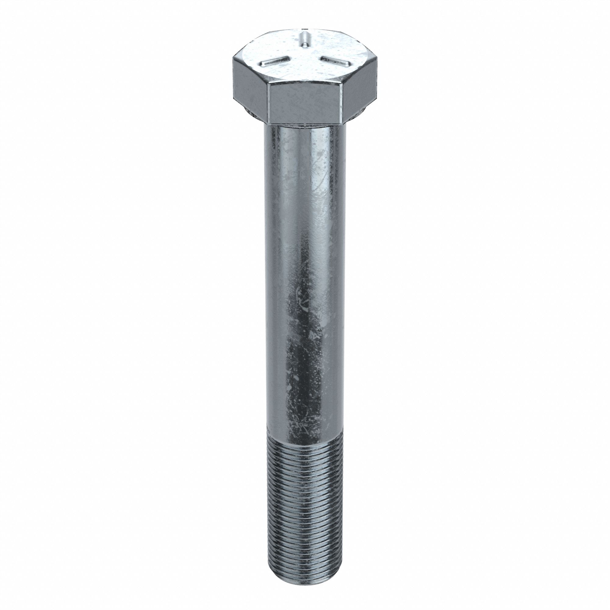 Hex Head Cap Screw: Steel, Grade 5, Zinc Plated, 1"-14, Fine, 6 in lg, Globally Sourced, Inch, HRC19