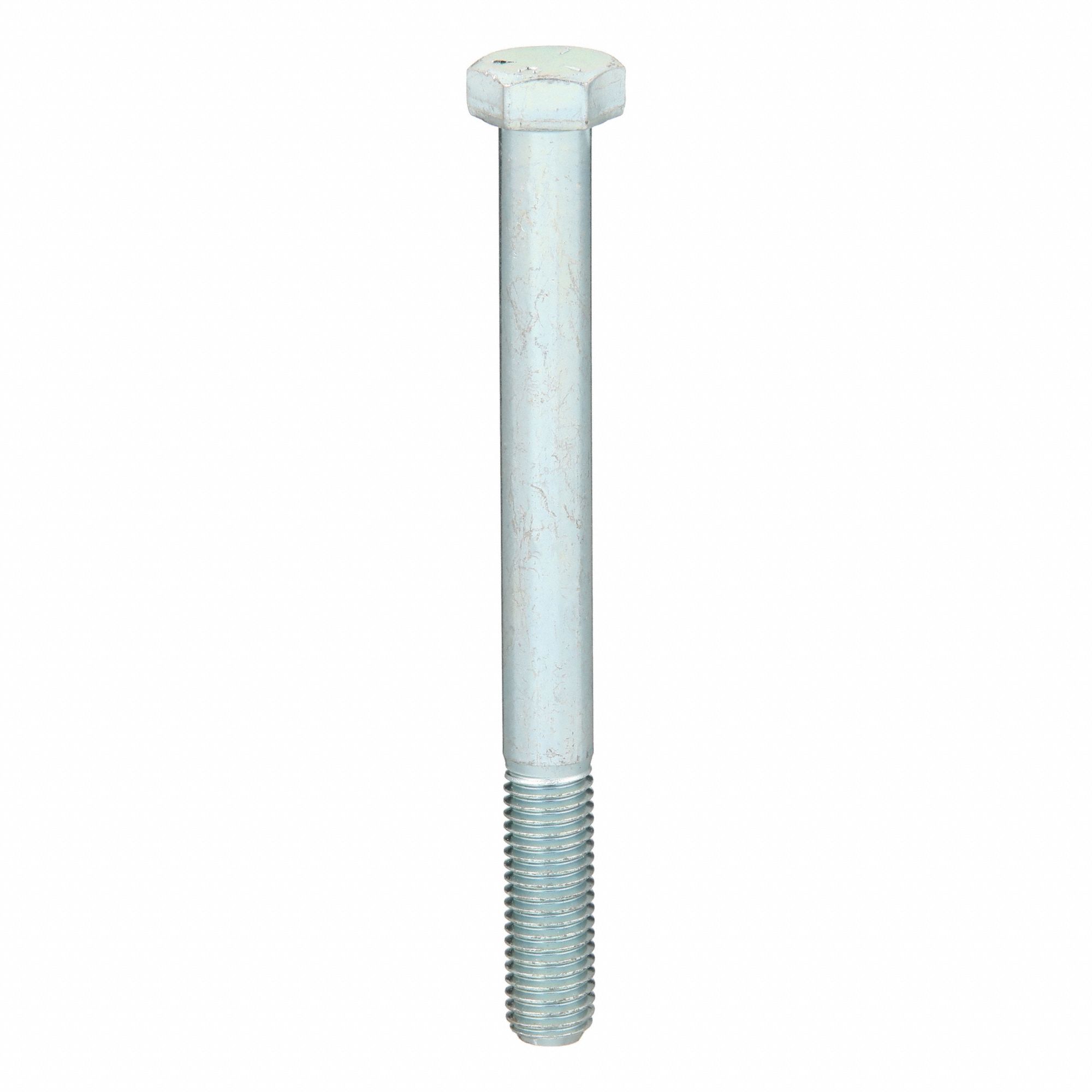 Hex Head Cap Screw: Steel, Grade 5, Zinc Plated, 5/8"-11, Coarse, 6 1/2 in lg, Made in USA*, 5 PK