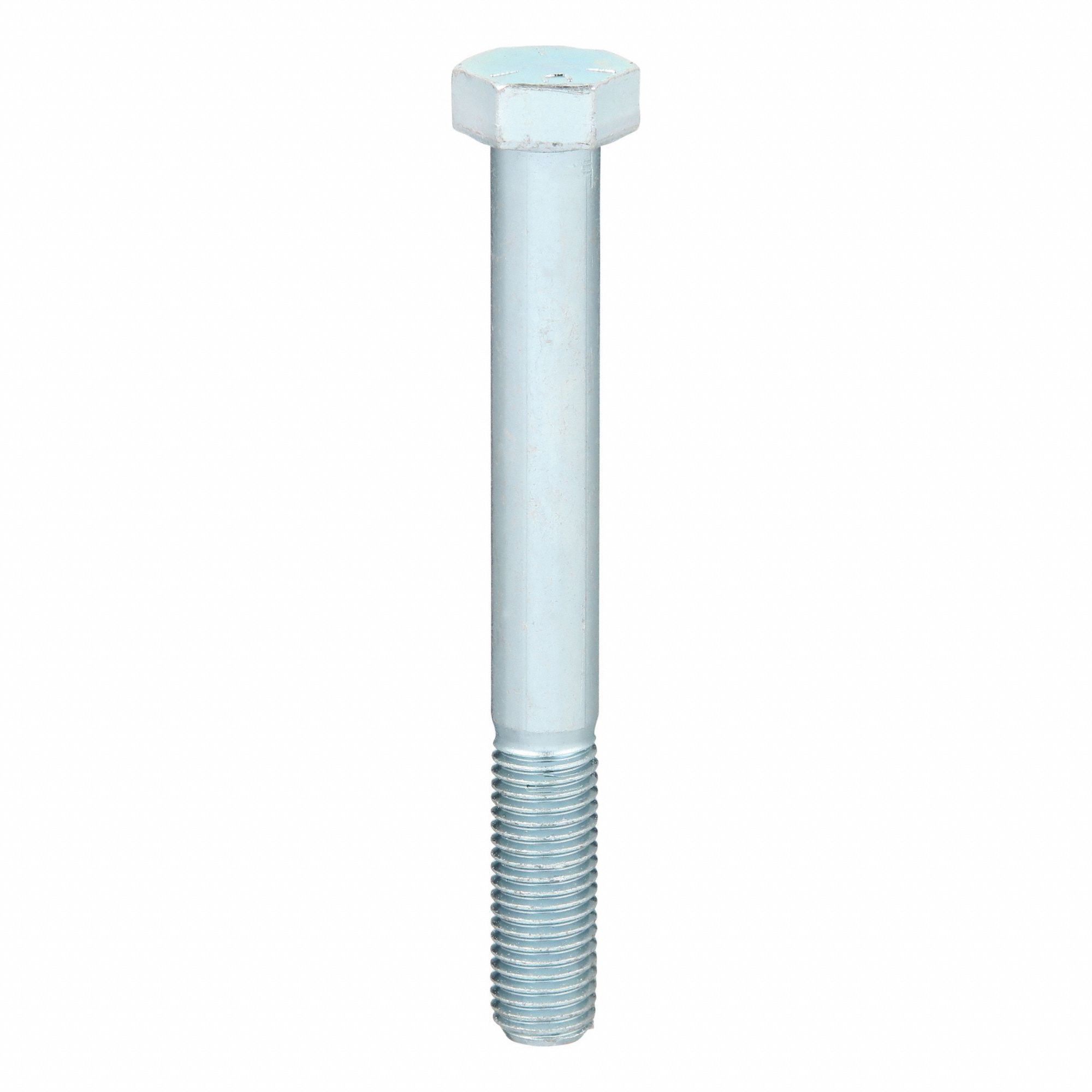 Hex Head Cap Screw: Steel, Grade 5, Zinc Plated, 3/4"-10, Coarse, 6 1/2 in lg, Made in USA*, Inch