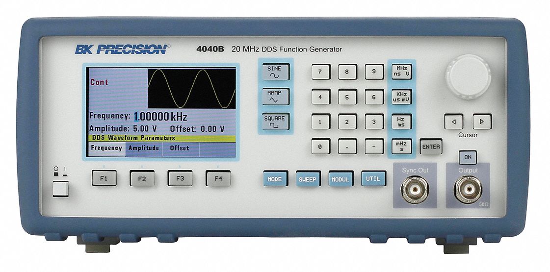 B&K PRECISION Function Generator, 20MHz 38X0014040B Grainger