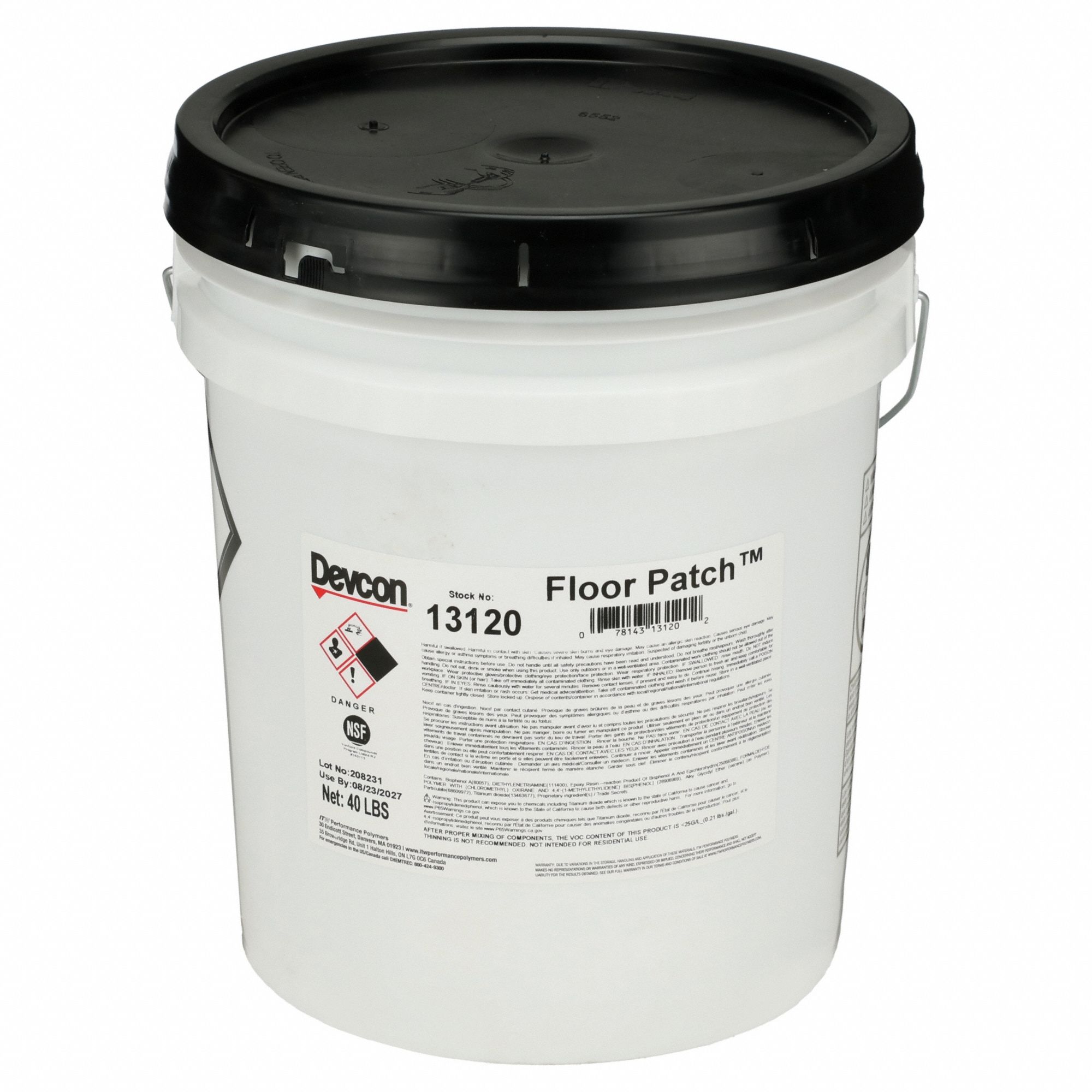 defcon071枠 DEVCON 40 lb Concrete Repair Compound - 38X003|13120 - Grainger