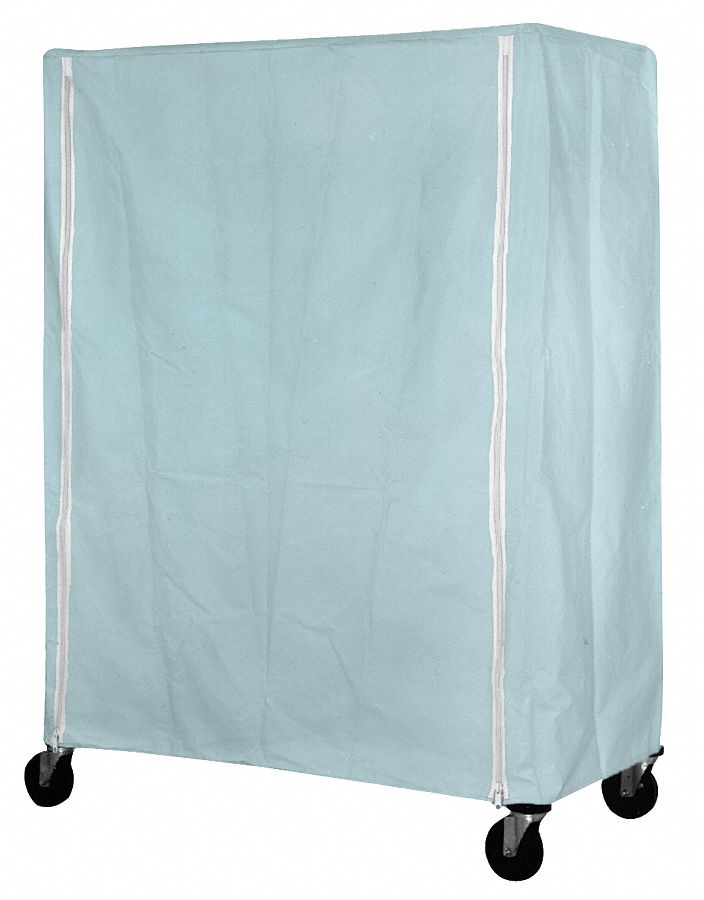 38X178 - Cart Cover 24x24x54 Blue Nylon Zipper