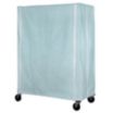 Zipper Mildew-Resistant Coated Nylon Covers for Wire Shelf & Utility Carts