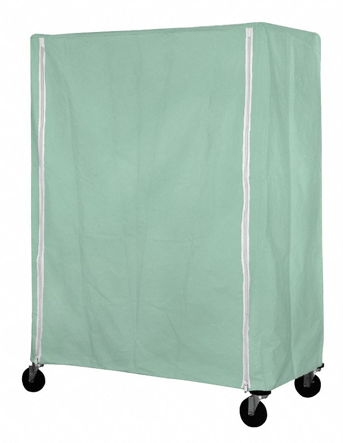 38X239 - Cart Cover 24x24x54 Green Nylon Zipper