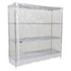 Zipper Transparent Vinyl Covers for Wire Shelf & Utility Carts