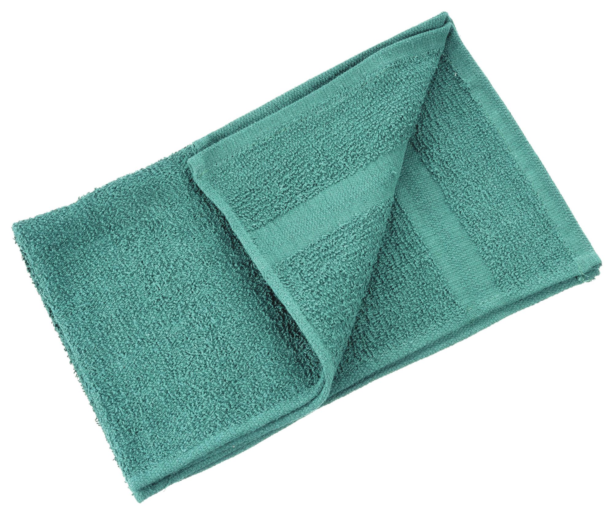 Hand Towel: Hunter Green, 27 in Overall Lg, 16 in Overall Wd, 3 lb/dozen, Cam Border