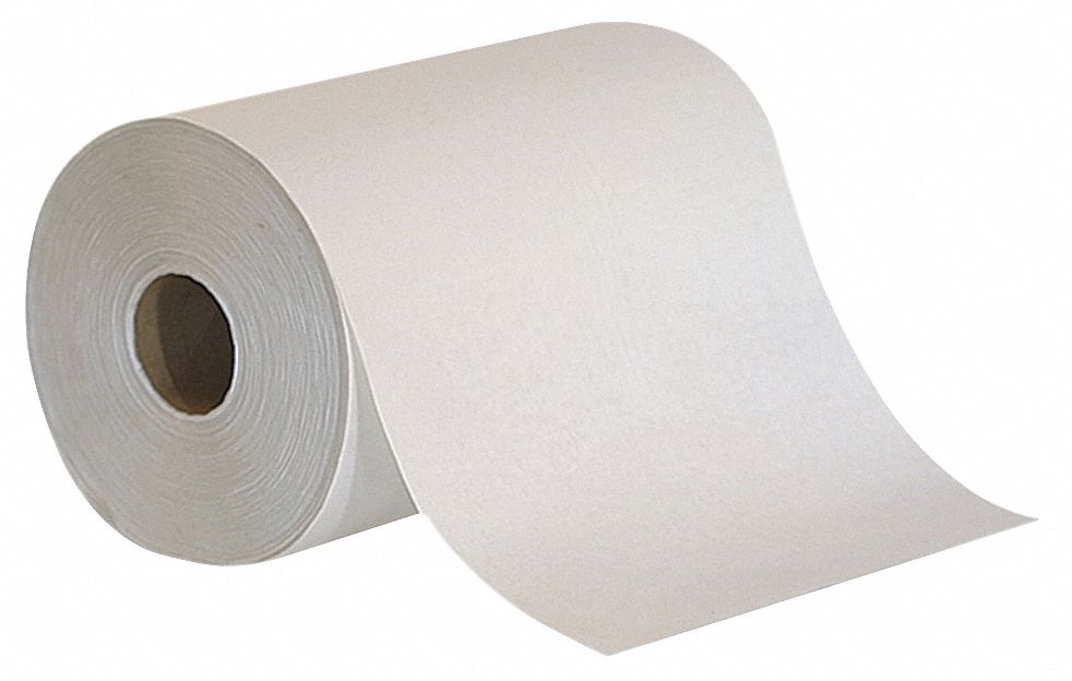 HARDWOUND TOWEL ROLL, WHITE, 7⅞ IN ROLL WIDTH, 350 FT LENGTH, CONTINUOUS, 12 PK