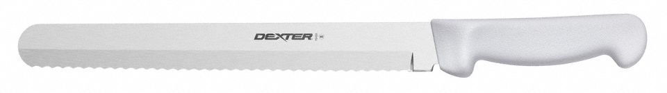 Scalloped Slicer 10 Blade White Handle