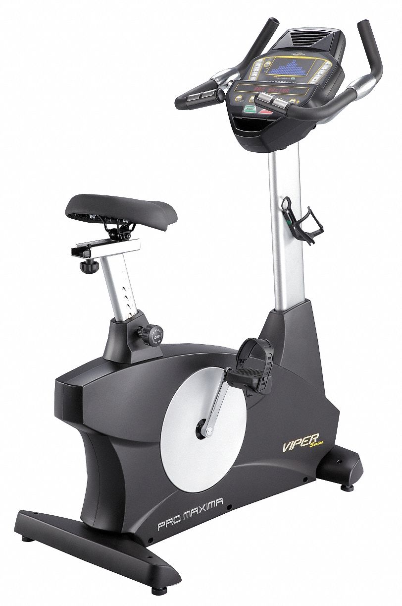 Upright Bike, Self Powered Alternator, 40 Levels, 53 in Height, 42 in ...