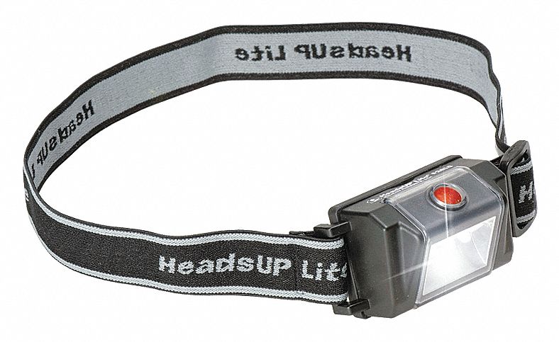 HEAD LAMP, LED, 30 LUMENS, CID1, 3 X AAA BATTERIES, BLACK