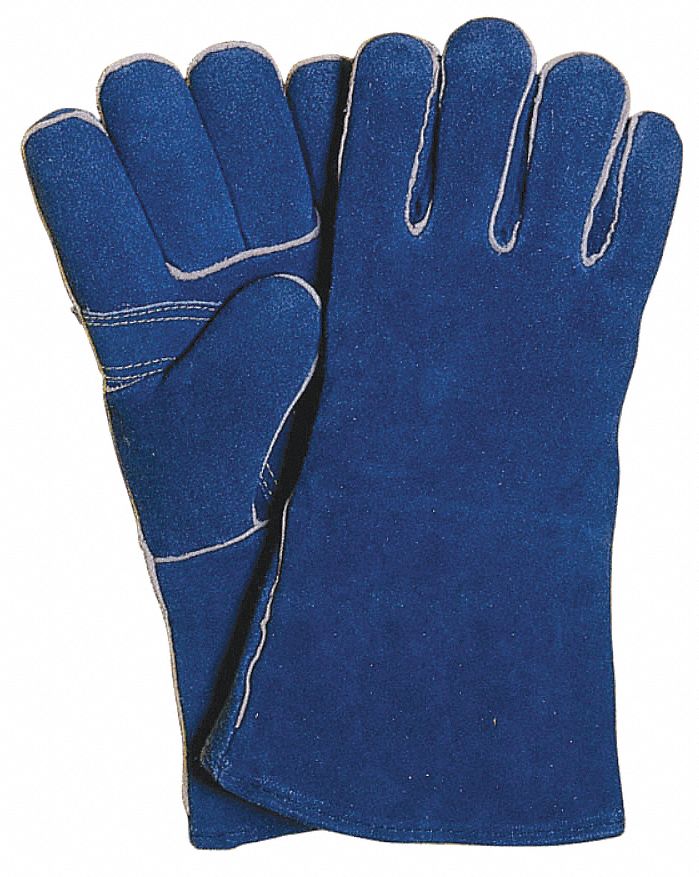 WELDING GLOVES,BLUE,PR