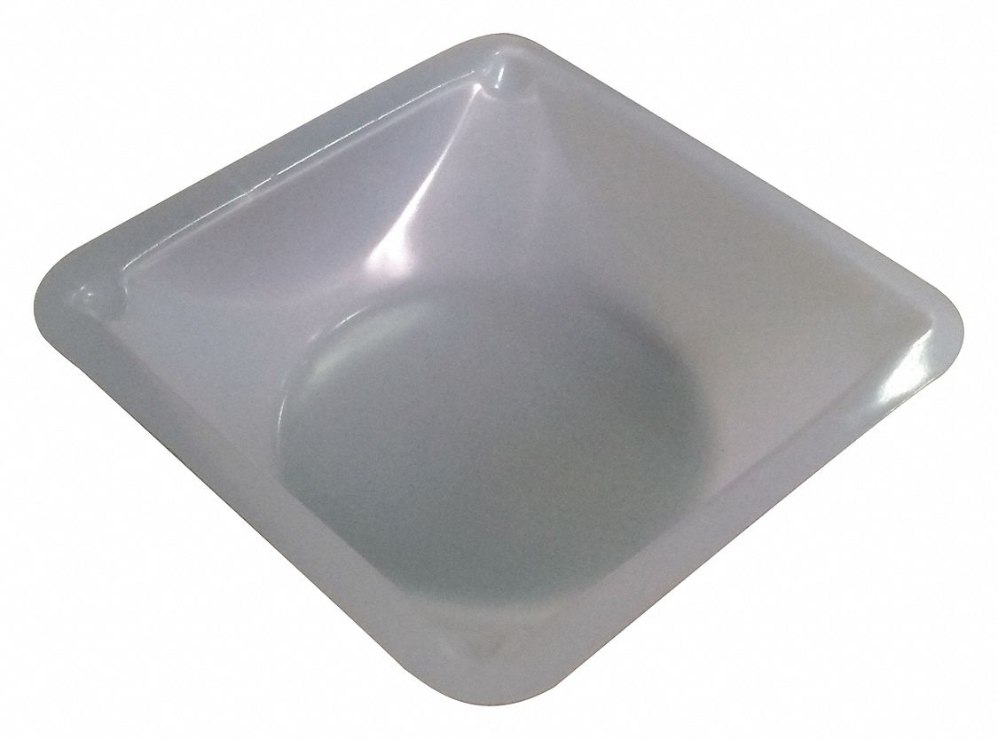 LAB SAFETY SUPPLY Weighing Dish, White, 1in.D, PK500 38XJ8138XJ81