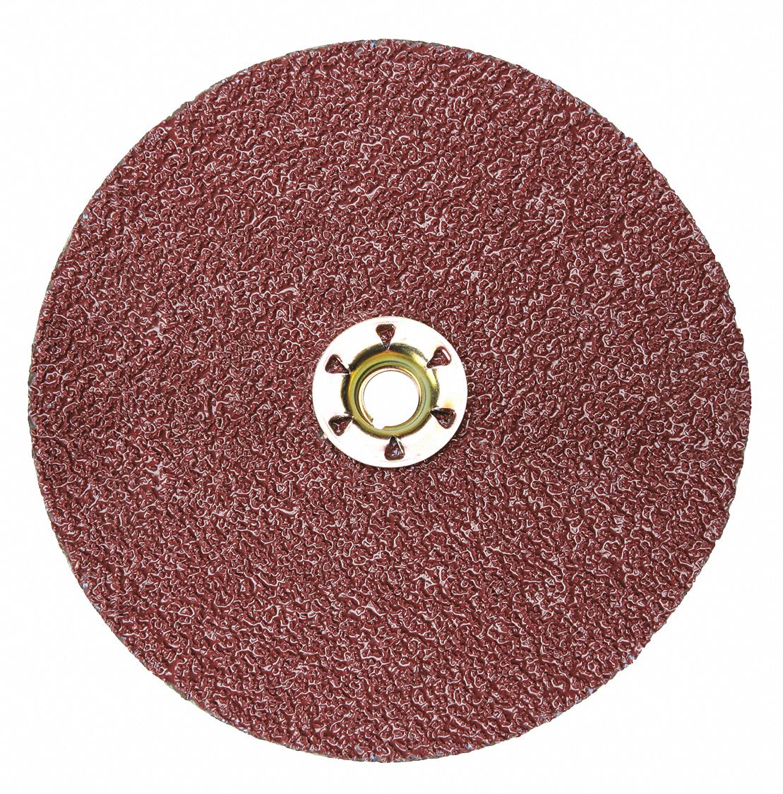 Quick-Change Sanding Disc: TR, 4", Ceramic, 36 Grit, Fiber, 987C, 25 PK