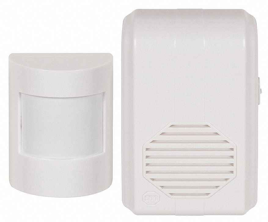 WIRELESS MOTION-ACTIVATED CHIME, 6¼ IN OVERALL H